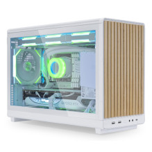 Case, LIAN LI, micro ATX / Mini-ITX, White, Micro Tower, A3W-WDG, G99.A3W-WDG.00