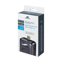 USB išorinė baterija 30000MAH / VA1083 RIVACASE USB išorinė baterija 30000MAH / VA1083 RIVACASE