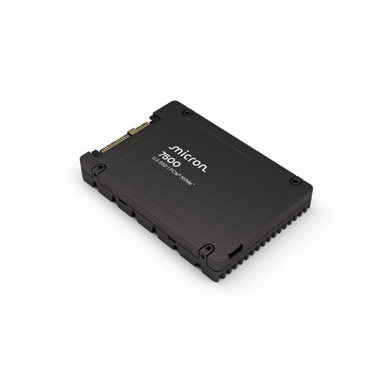 SSD, MICRON, SSD series 7500 MAX, 800GB, NVMe, NAND flash technology 3D NAND, Write speed 1400 MBytes / sec, Read speed 
