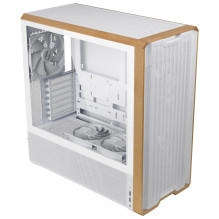 Case, LIAN LI, ATX / micro ATX / EATX / SSI EEB, White, Midi Tower, LANCOOL 217, G99.LAN217W.00