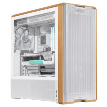Case, LIAN LI, ATX / micro ATX / EATX / SSI EEB, White, Midi Tower, LANCOOL 217, G99.LAN217W.00