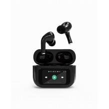 AUSINĖS BLUETOOTH / TWS-LCD-ANC-01-BK GEMBIRD