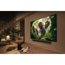 Televizorius, LG, 75', 4K / išmanusis, 3840x2160, belaidis LAN, „Bluetooth“, „webOS“, juodas, 75QNED87A3B