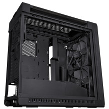 Case, ASUS, ProArt PA602 Wood Edition - Tempered Glass Panel, MidiTower, Case product features Transparent panel, ATX, E