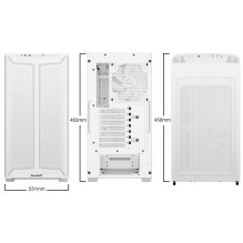 Case, BE QUIET, PURE BASE 501 DX, MidiTower, Case product features Transparent panel, Not included, ATX, MicroATX, MiniI