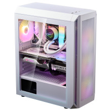 Dėklas, ADATA, VALOR AIR PLUS MID, MidiTower, Case gaminio savybės Skaidrus skydelis, ATX, MicroATX, MiniITX, spalva bal