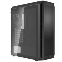Case, ADATA, VALOR AIR PLUS MID, MidiTower, Case product features Transparent panel, ATX, MicroATX, MiniITX, Colour Blac