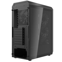 Case, ADATA, VALOR AIR PLUS MID, MidiTower, Case product features Transparent panel, ATX, MicroATX, MiniITX, Colour Blac