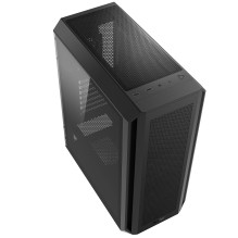 Case, ADATA, VALOR AIR PLUS MID, MidiTower, Case product features Transparent panel, ATX, MicroATX, MiniITX, Colour Blac