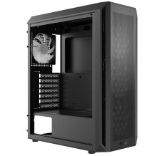 Case, ADATA, VALOR AIR PLUS MID, MidiTower, Case product features Transparent panel, ATX, MicroATX, MiniITX, Colour Blac