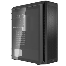 Case, ADATA, VALOR AIR PLUS MID, MidiTower, Case product features Transparent panel, ATX, MicroATX, MiniITX, Colour Blac