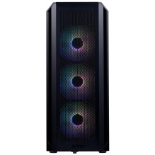Case, ADATA, VALOR AIR PLUS MID, MidiTower, Case product features Transparent panel, ATX, MicroATX, MiniITX, Colour Blac