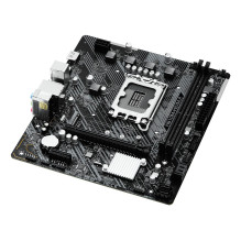 Pagrindinė plokštė, ASROCK, Intel H610, LGA1700, Micro-ATX, DDR4 atmintis, 2 atminties lizdai, 1xPCI-Express 3.0 1x, 1xP