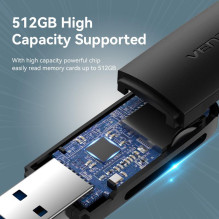 ATMINTIES SKAITYTUVAS USB3.0 / SD / TF CLGB0 VENTION