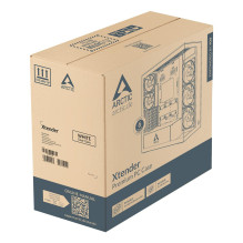 Case, ARCTIC, Xtender VG (White), Case product features Transparent panel, Not included, Colour White, ACPCC00017A