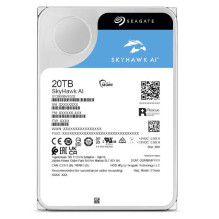 HDD, SEAGATE, SkyHawk AI, 20 TB, Serial ATA III, Buffer 512 MB, 7200 RPM, 3.5 ", ST20000VE003