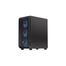 Case, ENDORFY, Arx 500 ARGB, MidiTower, Case product features Transparent panel, Not included, ATX, MicroATX, MiniITX, C