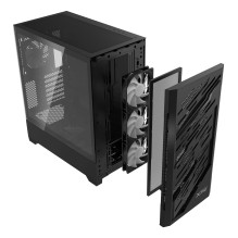 Korpusas, ADATA, STARKER AIR BTF, MidiTower, ATX, EATX, MicroATX, MiniITX, Spalva juoda, STARKERAIRBTFMTA-BKCWW