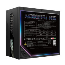 Maitinimo šaltinis, NZXT, GP-AE1000PM PG5, 1000 vatų, efektyvumas 80 PLUS PLATINIUM, aktyvus PFC, MTBF 100 000 valandų, 