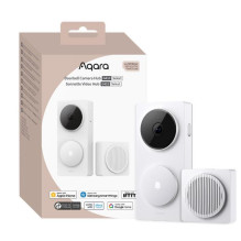 IŠMANIŲJŲ NAMŲ G410 DURŲ SKAMBUTIS KAMERA / ŠAKOTUVAS BALTA CH-C09D-W AQARA IŠMANIŲJŲ NAMŲ G410 DURŲ SKAMBUTIS KAMERA / ŠAKOTUVAS BALTA CH-C09D-W AQARA