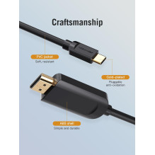 CABLE HDMI TO USB-C 2M / CGUBH VENTION