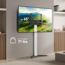 TV SET ACC FLOOR STAND / 26-65" / WHITE TS1140-W ONKRON TV SET ACC FLOOR STAND / 26-65" / WHITE TS1140-W ONKRON