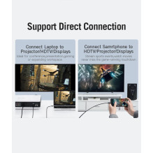 HDMI–USB-C jungties laidas, 2 m, CGUBH VENTION HDMI–USB-C jungties laidas, 2 m, CGUBH VENTION
