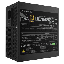 Maitinimo šaltinis, GIGABYTE, GP-UD1000GM, ATX 3.1, 1000 vatų, efektyvumas 80 PLUS GOLD, PFC aktyvus, GP-UD1000GMPG5V2