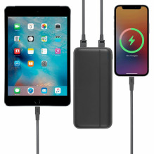 POWER BANK USB 20000MAH / VA2071 BLACK RIVACASE POWER BANK USB 20000MAH / VA2071 BLACK RIVACASE