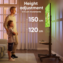 TV SET ACC MOBILE STAND / 32-65" / BLACK TS1351-B ONKRON TV SET ACC MOBILE STAND / 32-65" / BLACK TS1351-B ONKRON