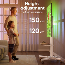 TV SET ACC MOBILE STAND / 32-65" / WHITE TS1351-W ONKRON