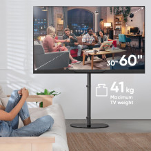 TV SET ACC FLOOR STAND / 30-60" / BLACK TS5060-B ONKRON TV SET ACC FLOOR STAND / 30-60" / BLACK TS5060-B ONKRON