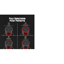 MICROPHONE HYPERX QUADCAST 2 / BLACK 872V1AA HYPERX