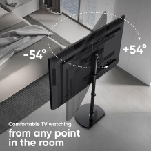 TV SET ACC FLOOR STAND / 30-60" / BLACK TS5060-B ONKRON TV SET ACC FLOOR STAND / 30-60" / BLACK TS5060-B ONKRON