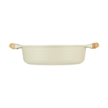 SHALLOW POT D28CM 4.1L / BEIGE 93806 RESTO SHALLOW POT D28CM 4.1L / BEIGE 93806 RESTO