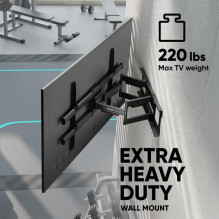 TV SET ACC WALL MOUNT / 42-120" / BLACK M10-B ONKRON TV SET ACC WALL MOUNT / 42-120" / BLACK M10-B ONKRON