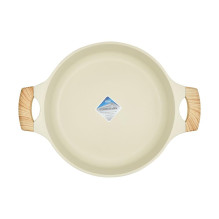 SHALLOW POT D28CM 4.1L / BEIGE 93806 RESTO SHALLOW POT D28CM 4.1L / BEIGE 93806 RESTO