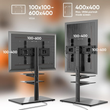 TV SET ACC FLOOR STAND / 32-65" / BLACK TS5550-B ONKRON TV SET ACC FLOOR STAND / 32-65" / BLACK TS5550-B ONKRON