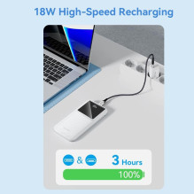 POWER BANK USB 10000MAH 22.5W / USB WHITE FHKW0 VENTION POWER BANK USB 10000MAH 22.5W / USB WHITE FHKW0 VENTION