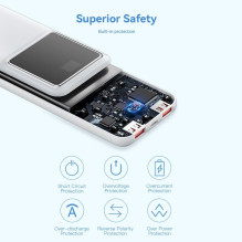 POWER BANK USB 10000MAH 22.5W / USB WHITE FHKW0 VENTION POWER BANK USB 10000MAH 22.5W / USB WHITE FHKW0 VENTION