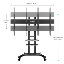 TV SET ACC DUAL VESA PANEL / ADV1881-B ONKRON