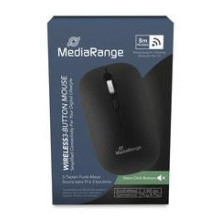 MOUSE USB OPTICAL WRL 4-BUTTON / BLACK MROS267 MEDIARANGE