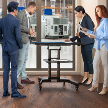 TV SET ACC MOBILE STAND / 32-70" / BLACK TS1350-B ONKRON TV SET ACC MOBILE STAND / 32-70" / BLACK TS1350-B ONKRON