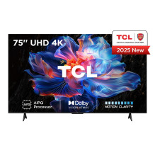 TV Set, TCL, 75 ", 4K Ultra HD, 3840 x 2160 pixels, Flat, 16:9, DLED, 75V6C