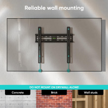 TV SET ACC WALL MOUNT / 32-65" / BLACK FM2-B ONKRON TV SET ACC WALL MOUNT / 32-65" / BLACK FM2-B ONKRON