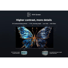 Televizorius, TCL, 75 colių, 4K Ultra HD, 3840 x 2160 pikselių, plokščias, 16:9, DLED, 75V6C