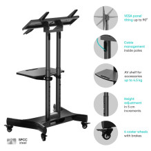 TV SET ACC MOBILE STAND / 32-70" / BLACK TS1350-B ONKRON TV SET ACC MOBILE STAND / 32-70" / BLACK TS1350-B ONKRON