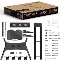 TV SET ACC MOBILE STAND / 32-70" / BLACK TS1350-B ONKRON TV SET ACC MOBILE STAND / 32-70" / BLACK TS1350-B ONKRON