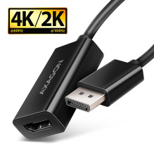 Įvesties / išvesties adapteris DP į HDMI / 0,15 m RVD-HI20N AXAGON Įvesties / išvesties adapteris DP į HDMI / 0,15 m RVD-HI20N AXAGON