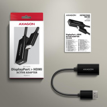 I / O ADAPTER DP TO HDMI / 0.15M RVD-HI20N AXAGON I / O ADAPTER DP TO HDMI / 0.15M RVD-HI20N AXAGON